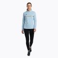 Joma Record III women's running sweatshirt light blue 2