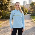 Joma Record III women's running sweatshirt light blue 5