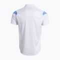 Men's tennis shirt Joma Montreal white/sky blue 3