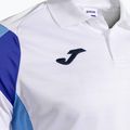 Men's tennis shirt Joma Montreal white/sky blue 4
