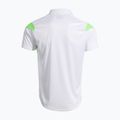 Men's tennis shirt Joma Montreal white/fluor green 3
