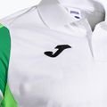 Men's tennis shirt Joma Montreal white/fluor green 4