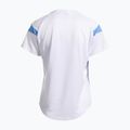 Women's tennis shirt Joma Montreal white/sky blue 3