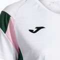 Women's tennis shirt Joma Montreal white/green 4