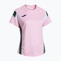 Women's tennis shirt Joma Montreal pink/green 2