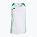 Women's tennis shirt Joma Montreal white/green flour