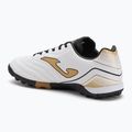 Men's football boots Joma Aguila TF white/gold 3