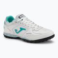 Men's football boots Joma Top Flex TF white/turqoise