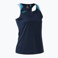 Women's tennis T-shirt Joma Terra Tank Top dark navy/turquoise fluor 3