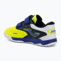 Children's football boots Joma Cancha Jr IN fluor yellow 3