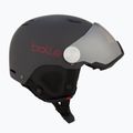 Ski helmet Bollé Might Visor titanium red matte/brown gun 6