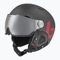 Ski helmet Bollé Might Visor titanium red matte/brown gun