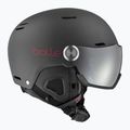 Ski helmet Bollé Might Visor titanium red matte/brown gun 2