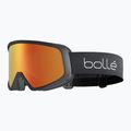 Bollé Bedrock Plus black matte/sunrise ski goggles