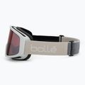 Bollé Bedrock Plus lightest grey matte/vermillon ski goggles 4