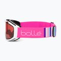 Children's ski goggles Bollé Rocket white& pink matte/ vermillon 4