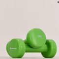 Schildkröt set Vinyl Dumbbells 1kg green 960005 6