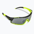 Tifosi Davos race neon/smoke/ac red/clear cycling glasses 2