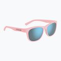 Tifosi Swank satin crystal blush/smoke bright blue sunglasses