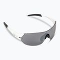 Tifosi Slice matte white/smoke/ac red/clear cycling glasses 2