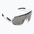 Tifosi Sledge matte white/smoke/ac red/clear cycling glasses 2