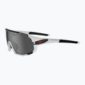 Tifosi Sledge matte white/smoke/ac red/clear cycling glasses 6