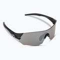 Tifosi Tsali matte black/smoke/ac red/clear cycling glasses 2