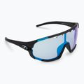 Tifosi Sledge Clarion Fototec matte black/clarion blue photochromic sunglasses