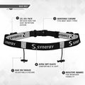 Race number belt Synergy Race Belt black 2