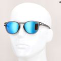 Oakley Latch matte grey ink/prizm sapphire polarized sunglasses 14