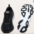 Men's running shoes HOKA Bondi 8 black/white 12