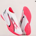 PUMA Ultra Match LL IT + Mid Jr children's football boots puma white/puma black/fire orchid 12