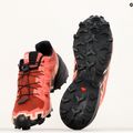 Salomon Speedcross 6 women's running shoes cow hide/black/english rose 14