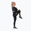 Women's training leggings NEBBIA Gold Print black 8270110 2