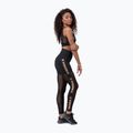 Women's training leggings NEBBIA Gold Mesh black 8290110 5