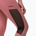 Women's training leggings NEBBIA Mesh High-Waist old rose 3