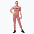 Women's training leggings NEBBIA Mesh High-Waist old rose 5