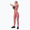 Women's training leggings NEBBIA Mesh High-Waist old rose 8