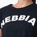 Women's training top NEBBIA Loose Fit & Sporty Crop Top black 5830110 3