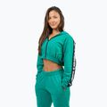 Women's NEBBIA Crop Hoodie Iconic green