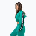 Women's NEBBIA Crop Hoodie Iconic green 4