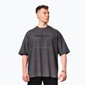 Men's training shirt NEBBIA Washed-Off Heavyweight No Shortcuts black