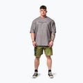 Men's training shirt NEBBIA Washed-Off Heavyweight No Shortcuts light grey 2