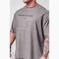Men's training shirt NEBBIA Washed-Off Heavyweight No Shortcuts light grey 4