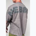 Men's training shirt NEBBIA Washed-Off Heavyweight No Shortcuts light grey 5