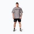 Men's training shirt NEBBIA Washed-Off Heavyweight Grind light grey 2