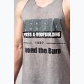 Men's training tank top NEBBIA Washed-Off Stringer Max Out light grey 4