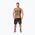 Men's training tank top Washed-Off Beastin light brown 2