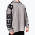 Men's training sweatshirt NEBBIA Washed-Off Hoodie NO BS light grey 4