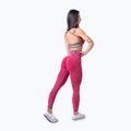 Women's training leggings NEBBIA Washed High Waisted Legacy red 3